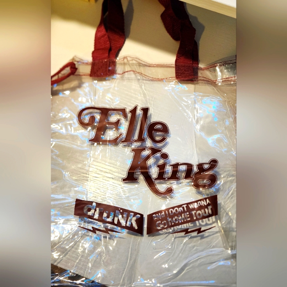 Elle King Drunk and I Don't Wanna Go Home Tour clear bag Clear bag
